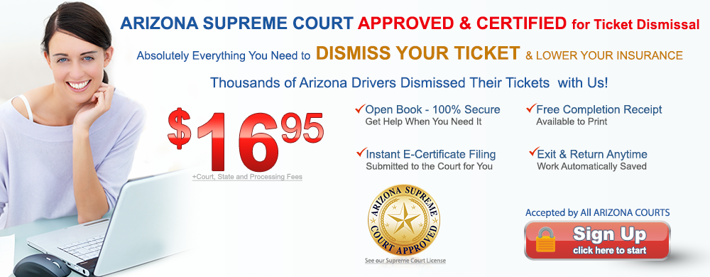 Arizona approved defensive driving online